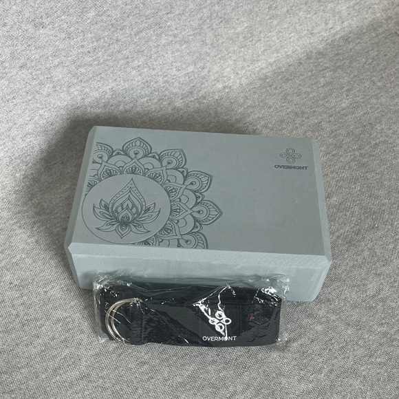 Overmont Yoga Block & Strap - Picture 8 of 11